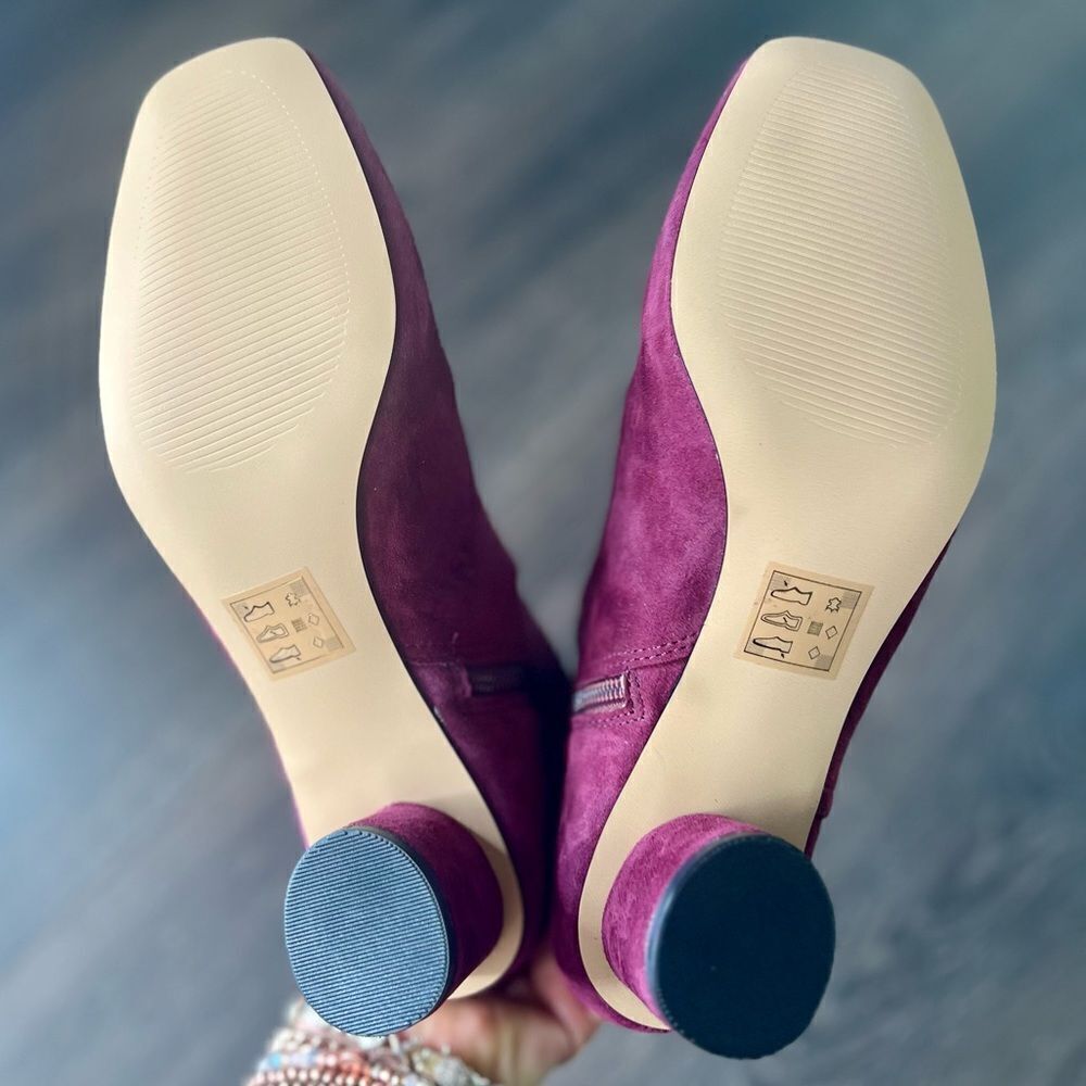 Draper James Bethany Ankle Booties in Burgundy. Size 7. NWOT! - Picture 16 of 16